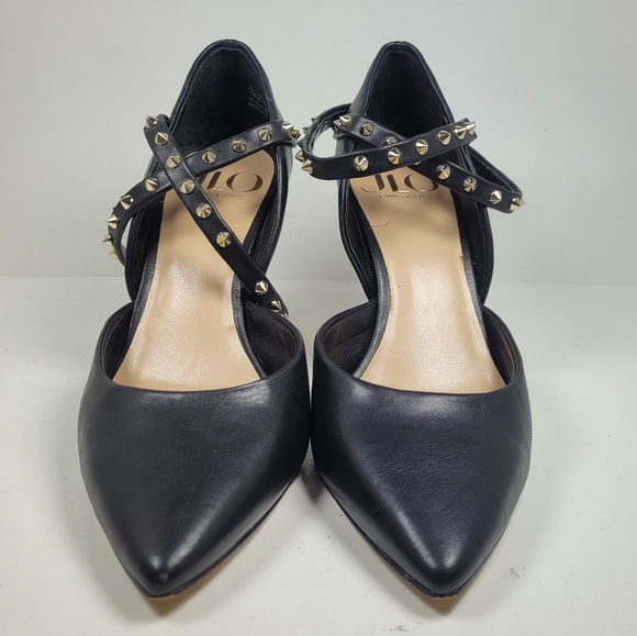 Jennifer Lopez Black Studded Women's Shoes New - Picture 3 of 15